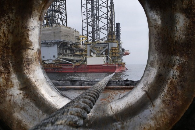 Olja: Ett fartyg på Nordsjön